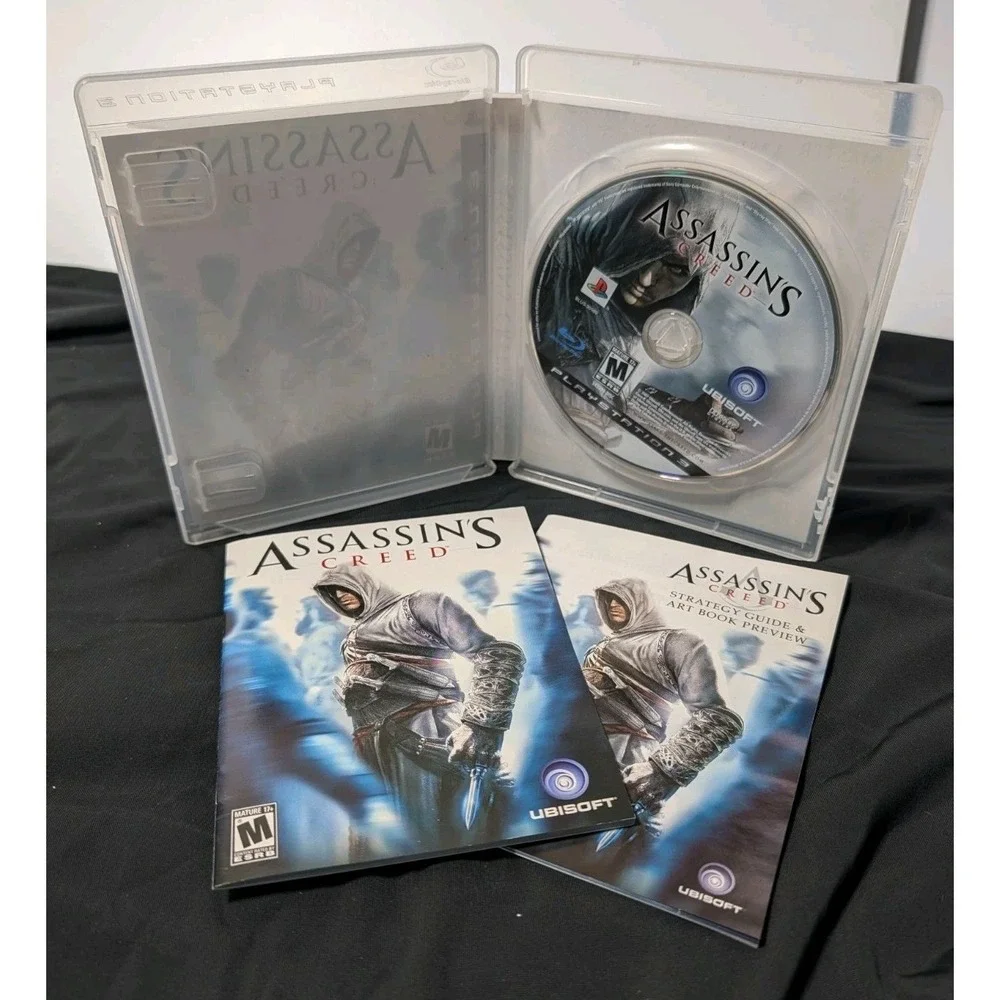 Assassin's Creed Sony PlayStation 3 PS3 2007 Original Black‎ Label CIB Complete